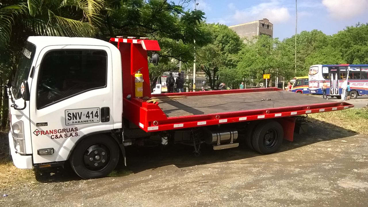 Plataforma grúa para vehiculos